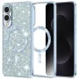 Techsuit - Луксозен блясък MagSafe - Samsung Galaxy S25 Edge - Светло син