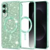 Techsuit - Луксозен блясък MagSafe - Samsung Galaxy S25 Edge - Светло зелено