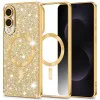 Techsuit - Луксозен блясък MagSafe - Samsung Galaxy S25 Edge - Златен