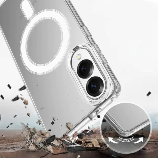 Techsuit - MagSafe Pro - Samsung Galaxy S25 Edge - Прозрачен