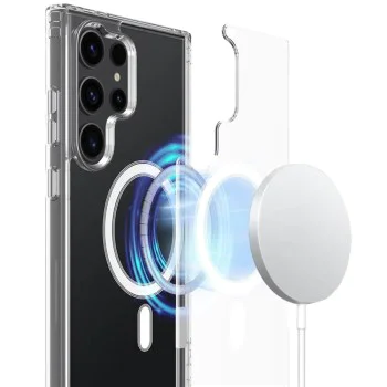 Techsuit - MagSafe Pro - Samsung Galaxy S25 Ultra - Прозрачен