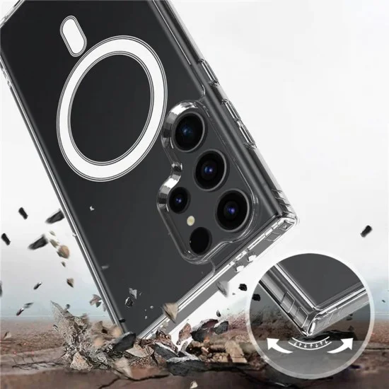 Techsuit - MagSafe Pro - Samsung Galaxy S25 Ultra - Прозрачен