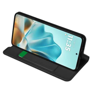 Techsuit - Magskin Book - Motorola Edge 60 / Edge 60 Fusion - черен