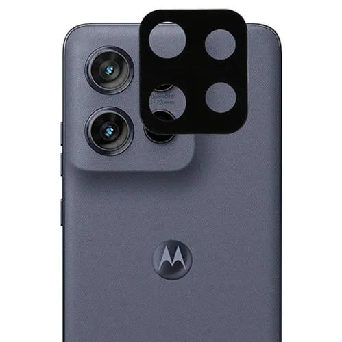 Techsuit - Пълно стъкло на камерата - Motorola Edge 60 / Motorola Edge 60 Fusion - черен