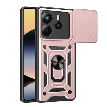 Techsuit - Серия CamShield - Xiaomi Redmi Note 14 4G (регионален) - розово злато