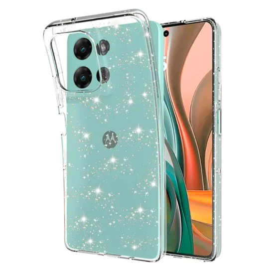 Techsuit - Серия SparkleSkin - Motorola Moto G75 - Прозрачен