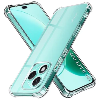 Techsuit - Удароустойчив прозрачен силикон - Honor 400 Lite - прозрачен
