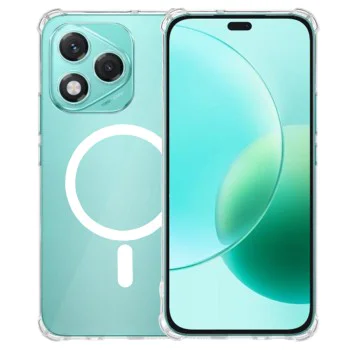 Techsuit - Удароустойчив прозрачен силикон MagSafe - Honor 400 Lite - прозрачен