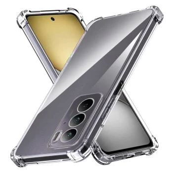 Techsuit - Удароустойчив прозрачен силикон - Realme C75 - Прозрачен