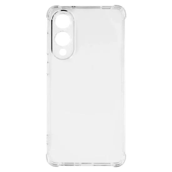 Techsuit - Удароустойчив прозрачен силикон - Samsung Galaxy S25 Edge - Прозрачен