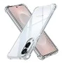 Techsuit - Удароустойчив прозрачен силикон - Samsung Galaxy S25 Edge - Прозрачен