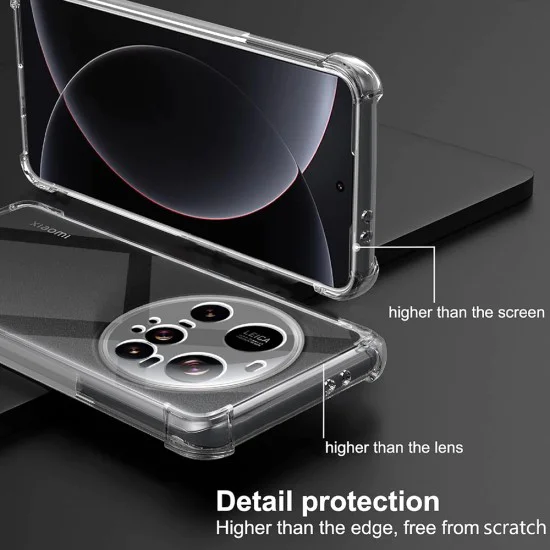 Techsuit - Удароустойчив прозрачен силикон - Xiaomi 15 Ultra - прозрачен