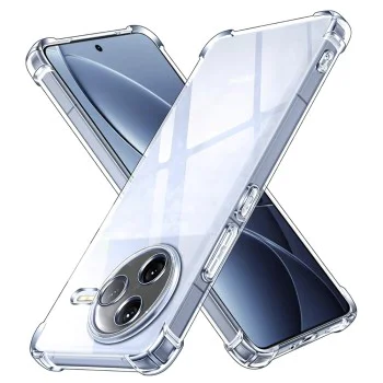 Techsuit - Удароустойчив прозрачен силикон - Xiaomi Poco F7 Pro - прозрачен