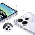 Techsuit - Удароустойчив прозрачен силикон - Xiaomi Redmi Note 14 4G (стандартен) - Прозрачен