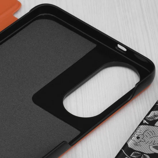 Techsuit - серия eFold - Samsung Galaxy S25 Edge - оранжев
