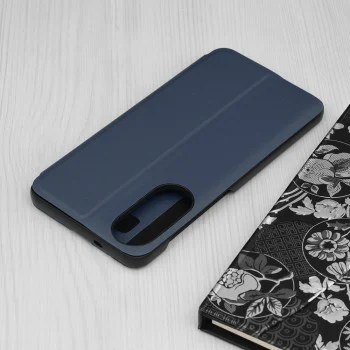 Techsuit - серия eFold - Samsung Galaxy S25 Edge - тъмно син