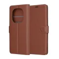 Технически костюм - Кожено фолио - Xiaomi Redmi Note 14 Pro 4G - Кафяв