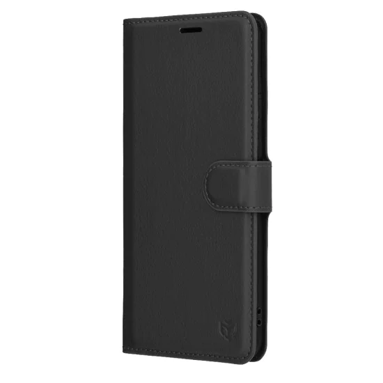 Технически костюм - кожено фолио - Samsung Galaxy S25 Edge - черно