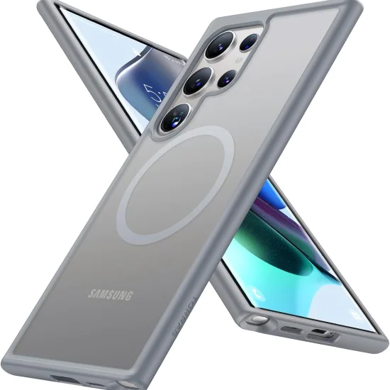 Torras - Guardian Magnetic Series - Samsung Galaxy S24 Ultra - Сив