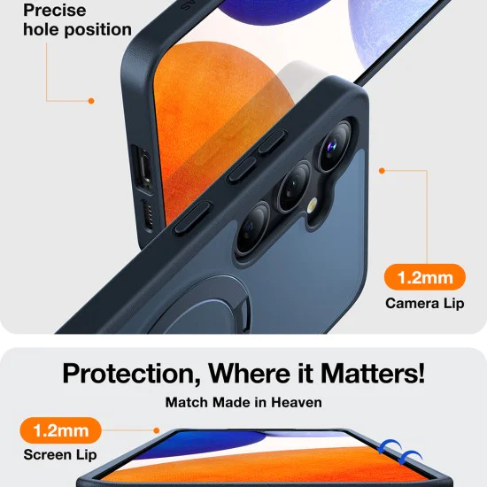Torras - Ostand Series - Samsung Galaxy S24 Plus - черен