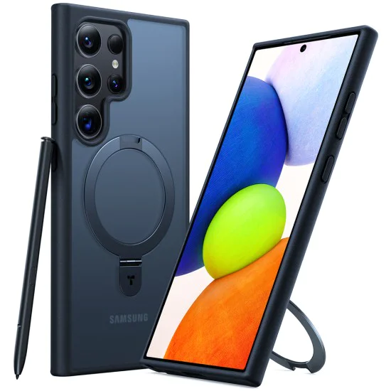 Torras - Ostand Series - Samsung Galaxy S24 Ultra - черен