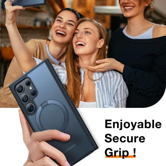 Torras - Ostand Series - Samsung Galaxy S24 Ultra - черен