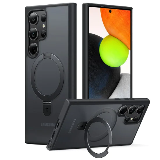 Torras - Ostand Series - Samsung Galaxy S24 Ultra - черен