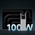 Външна батерия 10000 mAh, 150W, с USB-C кабел, USB, USB-C, TFT дисплей и огнеустойчив корпус VO (CKPB100PGLBL) - Cuktech - Сив