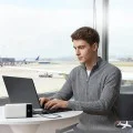 Външна батерия 25000 mAh, 120W, с вграден USB-C кабел, USB, USB-C и дисплей (LPB252N) - Cuktech - Бял
