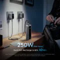 Външна батерия Anker Power Bank Prime - 2x USB-C, USB, дигитален дисплей, 26250mAh, 300W - Черна