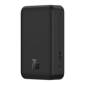 Външна батерия Baseus EnerFill FM41 - магнитна, 20000mAh, 20W - Черна