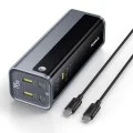 Външна батерия Baseus EnerGeek GP12 (P10082109813-00) - с Type-C PD3.0 кабел, дисплей, 2xUSB-C, 2xUSB, 145W, 20800mAh - Сива
