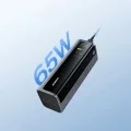 Външна батерия Baseus EnerGeek GP12 (P10082109813-00) - с Type-C PD3.0 кабел, дисплей, 2xUSB-C, 2xUSB, 145W, 20800mAh - Сива
