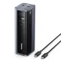 Външна батерия Baseus EnerGeek GP12 (P10082109813-00) - с Type-C PD3.0 кабел, дисплей, 2xUSB-C, 2xUSB, 145W, 20800mAh - Сива