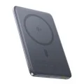 Външна батерия Baseus PicoGo AM41 Ultra-Slim (E0027200) - с USB-C кабел, магнитна, Qi2 15W, 27W с кабел, 10000mAh - Тъмносива (Space Grey)