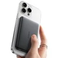 Външна батерия Baseus PicoGo AM41 Ultra-Slim (E0027201) - с USB-C кабел, магнитна, Qi2 15W, 27W с кабел, 10000mAh - Черна (Cosmic Black)