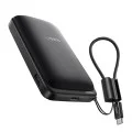 Външна батерия Lisen Qi2 P604 - с Type-C кабел, 65W, 10000mAh - Черен