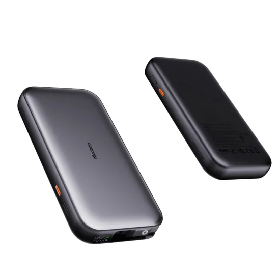 Външна батерия Mcdodo MetaFree Series (MC-5920) - с вграден USB-C, 10000mAh, 45W, дигитален дисплей - Тъмносива
