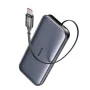 Външна батерия Mcdodo MetaFree Series (MC-5920) - с вграден USB-C, 10000mAh, 45W, дигитален дисплей - Тъмносива