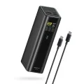 Външна батерия PB200U 20000 mAh, 210W, с USB-C кабел, 2x USB-C, USB, PD3.1 и 1.3-инчов TFT дисплей (CKPB200UGLGR) - Cuktech - Черен