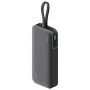 Външна батерия Power Bank LPB200N (CUKL200NMXGR) - с вграден USB-C кабел, USB, Type-C, LED Дисплей, 20000mAh, 40W - Cuktech - Сив
