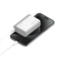 Външна батерия Power Bank PB100 (CUK0PB100DGR) - с Type-C кабел, USB-C, USB, 30W, 10000mAh, Светлинен индикатор, Мини размер - Cuktech - Сив