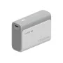 Външна батерия Power Bank PB100 (CUK0PB100DGR) - с Type-C кабел, USB-C, USB, 30W, 10000mAh, Светлинен индикатор, Мини размер - Cuktech - Сив