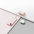 Външна батерия Power Bank PB100 (CUK0PB100DPK) - с Type-C кабел, USB-C, USB, 30W, 10000mAh, Светлинен индикатор, Мини размер - Cuktech - Розов