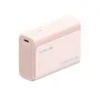 Външна батерия Power Bank PB100 (CUK0PB100DPK) - с Type-C кабел, USB-C, USB, 30W, 10000mAh, Светлинен индикатор, Мини размер - Cuktech - Розов
