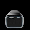 Външна батерия Power Bank PB100P (CKPB100PGLBK) - с Type-C кабел, Дисплей, USB-C, USB, 150W, 10000mAh, Бързо самозареждане - Cuktech - Сив