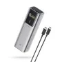 Външна батерия Power Bank PB100P (CKPB100PGLBK) - с Type-C кабел, Дисплей, USB-C, USB, 150W, 10000mAh, Бързо самозареждане - Cuktech - Сив