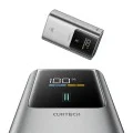 Външна батерия Power Bank PB1055 (CKPB1055GBTG) - с LED Дисплей, 2x USB-C, USB, 55W, 10000mAh, Двупосочно бързо зареждане - Cuktech - Сив