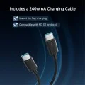Външна батерия Power Bank PB150P (CKPB150POSGR) - с TFT Цветен екран, 2x USB-C, USB, 120W, 15000mAh, Бързо самозареждане - Cuktech - Сив
