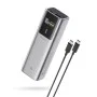 Външна батерия Power Bank PB150P (CKPB150POSGR) - с TFT Цветен екран, 2x USB-C, USB, 120W, 15000mAh, Бързо самозареждане - Cuktech - Сив